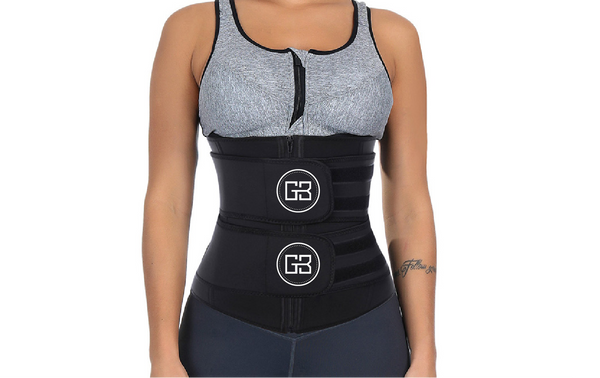 Gymbody double strap waist trainer