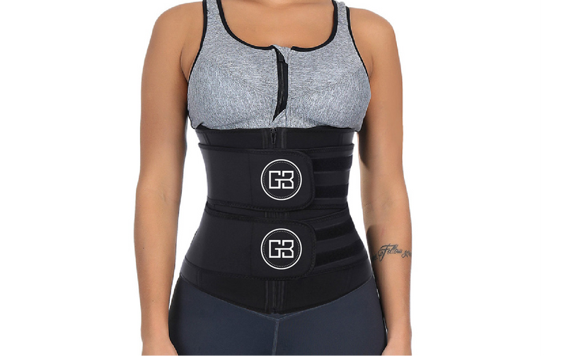 Gymbody double strap waist trainer